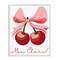 Stupell Industries Mon Cheri Bow Cherries Framed Giclee, design by Marcus Prime